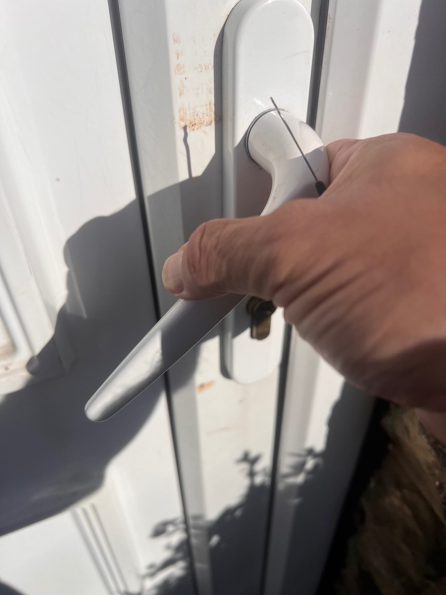 With the door unlocked by our reliable locksmith in Rothwell, the customer was happy